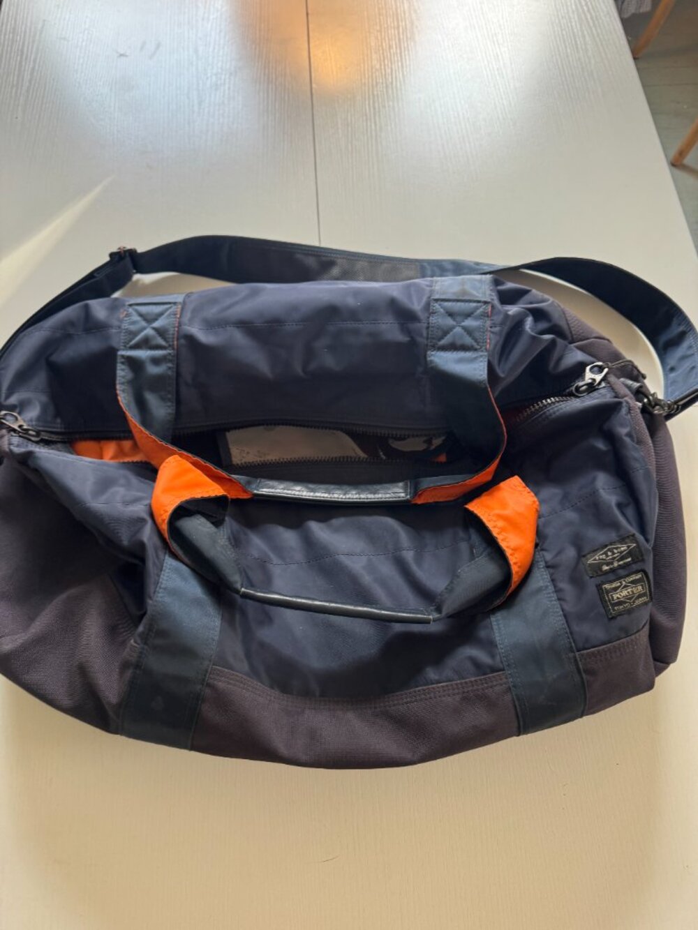 RAG & BONE Porter-Yoshida RARE 2016 Navy Nylon & Leather Duffel Made in Japan